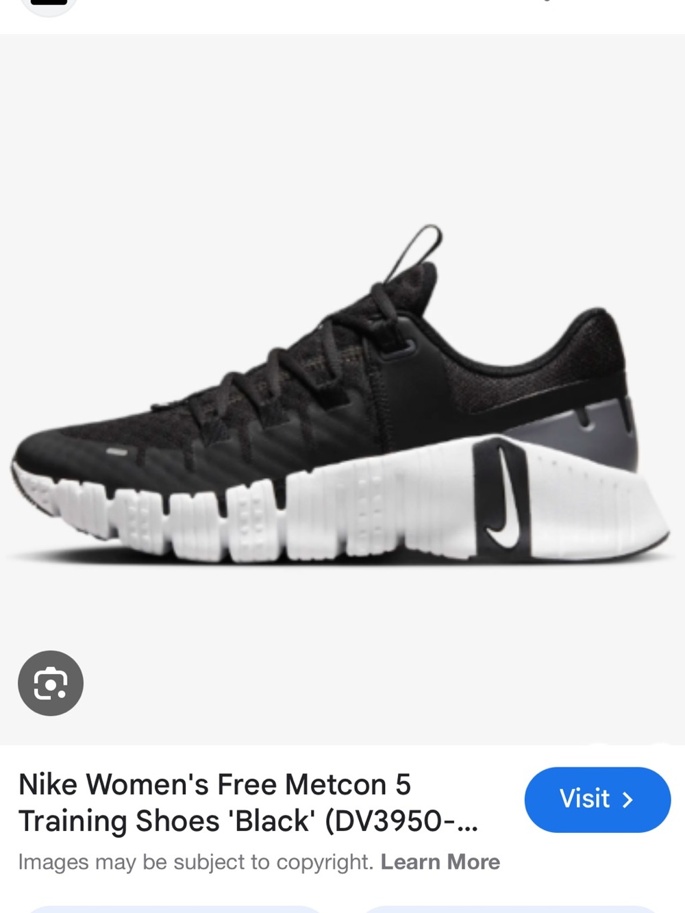 Nike Women's Free Metcon 5 Training Shoes 'Black' (DV3950-001)